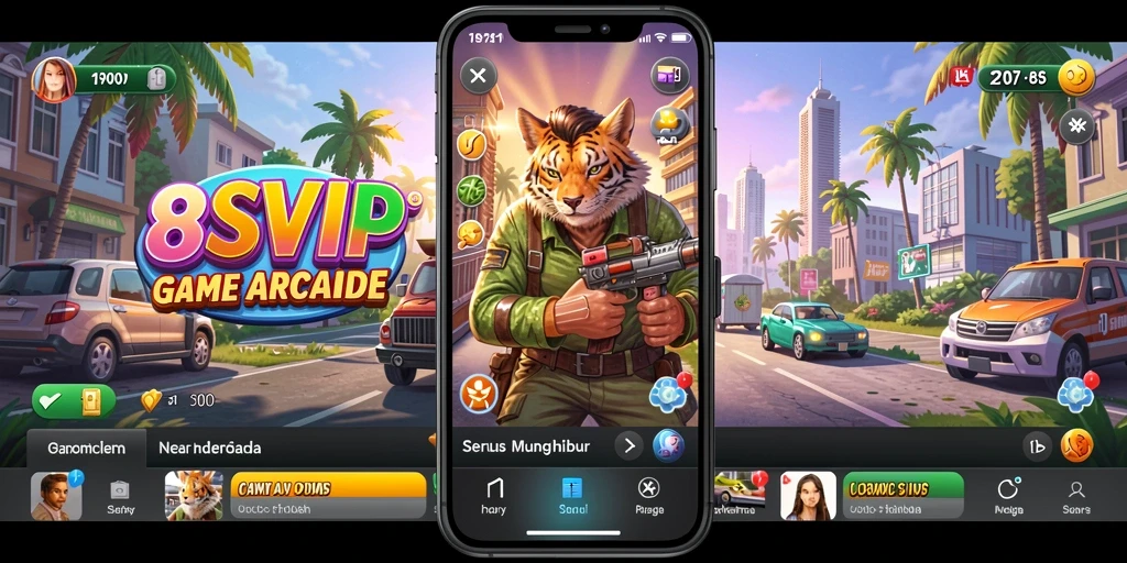 Tampilan gameplay seru 8SVIP dengan grafis menarik.