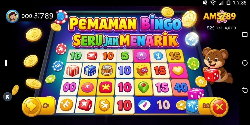 Tampilan gameplay seru di AMS789 dengan variasi Bingo yang menarik.