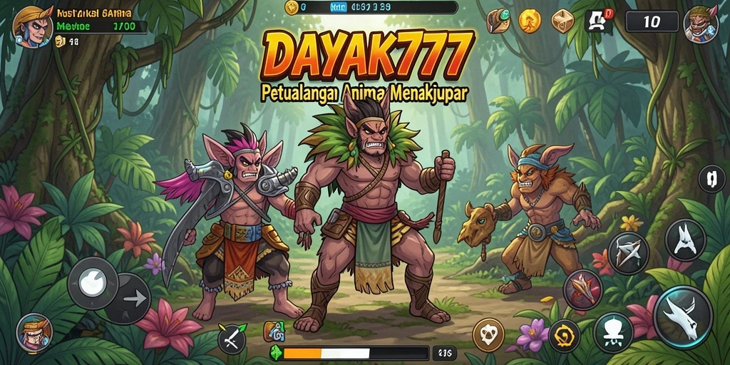 Tampilan gameplay <strong>DAYAK777</strong> yang menarik dengan karakter Anime beraksi.