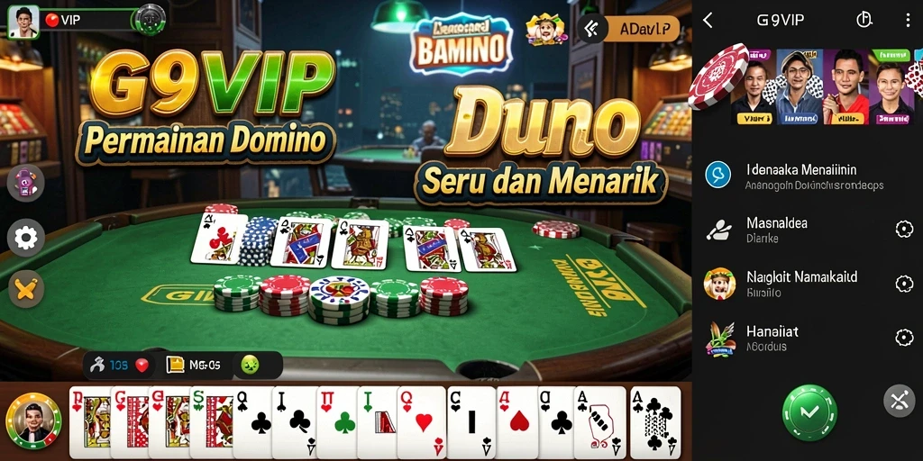 Tampilan gameplay seru dan menarik dari G9VIP.