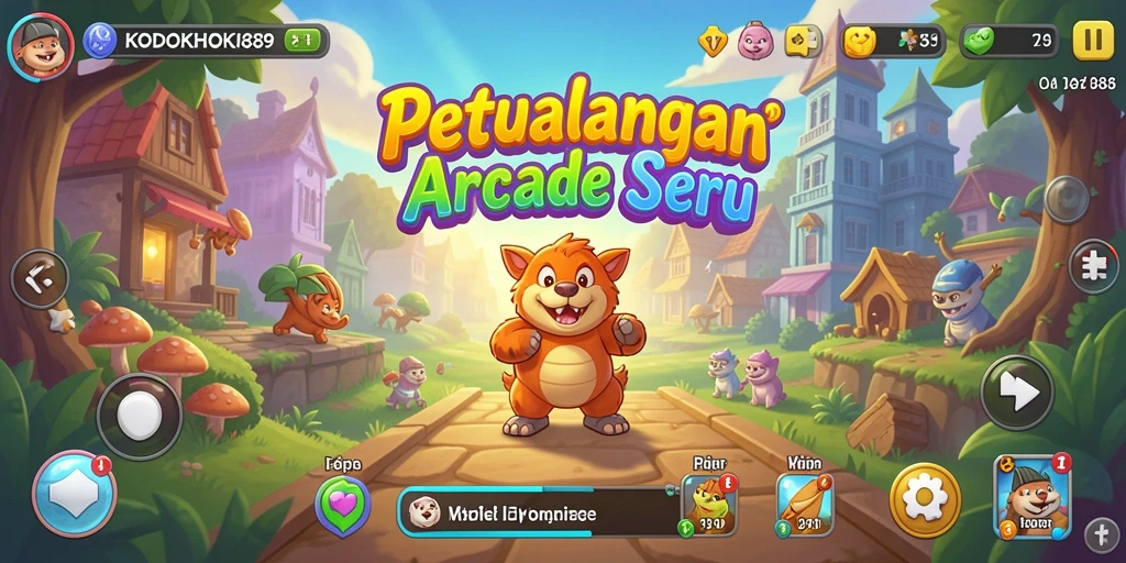 Tampilan gameplay menegangkan dalam KODOKHOKI889 yang penuh aksi.