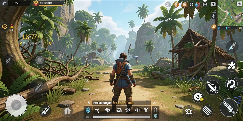 Tampilan gameplay LK777 yang menakjubkan di dunia terbuka.