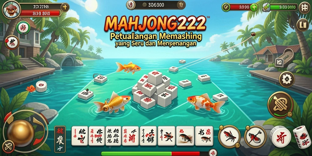 Tangkapan ikan menakjubkan dalam gameplay MAHJONG222.