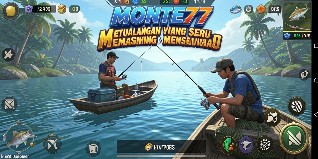 Gameplay menarik dan grafis memukau dalam MONTE77
