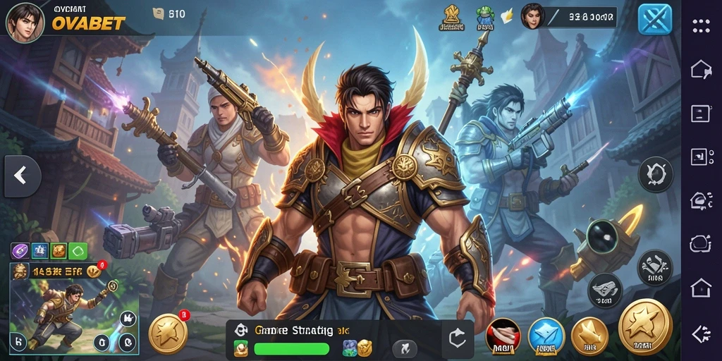 Tampilan menarik dari gameplay OVABET yang penuh strategi.
