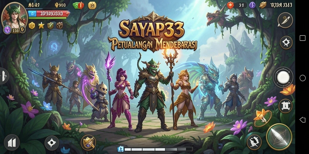 Screenshot menampilkan pertempuran epik dalam SAYAP33 dengan grafis menawan.