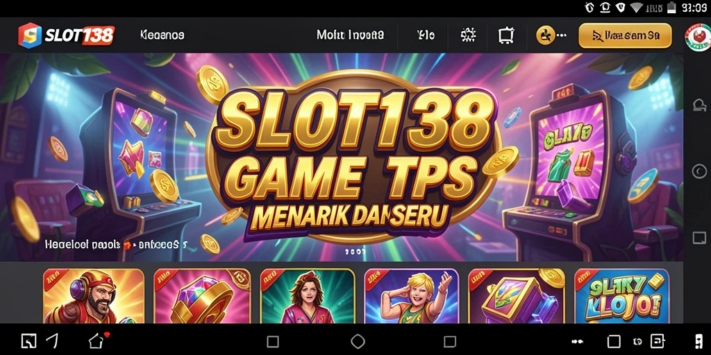 Tampilan gameplay SLOT138 yang mendebarkan dan penuh warna.